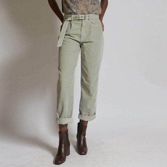 Brunello Cucinelli Denim - BRUNELLO CUCINELLI Belted Pants in peppermint NWT